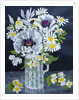 White Poppies, Marguerites and Philadelphus by Joan Thewsey