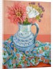 Dahlias, Roses and Michaelmas Daisies, 2000 by Joan Thewsey