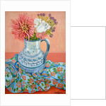 Dahlias, Roses and Michaelmas Daisies, 2000 by Joan Thewsey