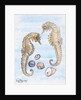 Two Seahorses, with Shells, 2000 by Joan Thewsey