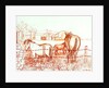 Serenade, Janie and a Donkey in the Meadow, 2000 by Joan Thewsey