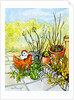 Hens and Pots, Lucy Redman Open Garden, 2000 by Joan Thewsey