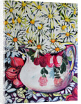 Marguerites in a 30s Jug, 2001 by Joan Thewsey