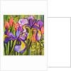 Irises and Roses, 2017 by Joan Thewsey