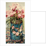 Peonies in a Cloisonne Vase by Joan Thewsey