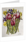 Tulips, Daffodils and Iris by Joan Thewsey