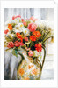 Mixed Flowers with Chrysanthemums in a Jug by Joan Thewsey