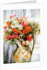 Mixed Flowers with Chrysanthemums in a Jug by Joan Thewsey