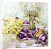 Figs, Grapes and Pears with Marguerites by Joan Thewsey