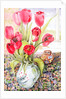 Tulips in a Rye Jug by Joan Thewsey