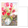 Tulips in a Rye Jug by Joan Thewsey