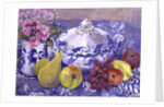 The Blue and White Tureen with Fruit by Joan Thewsey