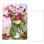 Sweet Peas with Cherries and Strawberries by Joan Thewsey