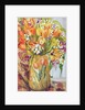 Tulips and Narcissi in an Art Nouveau Vase by Joan Thewsey