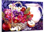 Primulas and Apples by Joan Thewsey