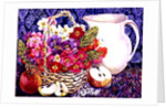 Primulas and Apples by Joan Thewsey