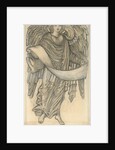 Angel with Scroll - figure number eight, 1880 by Edward Coley Burne-Jones