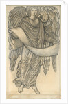Angel with Scroll - figure number eight, 1880 by Edward Coley Burne-Jones