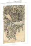 Angel with Scroll - figure number eight, 1880 by Edward Coley Burne-Jones