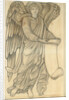Angel with Scroll - figure number six, 1880 by Edward Coley Burne-Jones