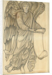 Angel with Scroll - figure number six, 1880 by Edward Coley Burne-Jones