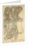 Angel with Scroll - figure number six, 1880 by Edward Coley Burne-Jones