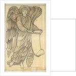 Angel with Scroll - figure number six, 1880 by Edward Coley Burne-Jones