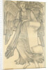 Angel with Scroll - figure number nine, 1880 by Edward Coley Burne-Jones