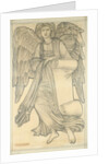 Angel with Scroll - figure number nine, 1880 by Edward Coley Burne-Jones