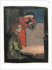 Two Girls by a Table Look out on a Starry Night, 1905 by Frederick Cayley Robinson