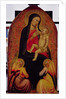 Virgin and Child with Two Angels by Jacopo di Cione