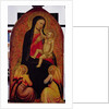 Virgin and Child with Two Angels by Jacopo di Cione