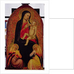 Virgin and Child with Two Angels by Jacopo di Cione