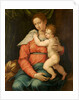 Virgin and Child Before a Green Curtain by Girolamo Siciolante