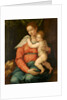 Virgin and Child Before a Green Curtain by Girolamo Siciolante