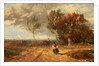 A Road by a Common: Windy Day, c.1840-59 by David Cox