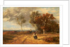 A Road by a Common: Windy Day, c.1840-59 by David Cox
