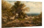 Sheep at Rest; Minding the Flock, c.1840-80 by John Linnell