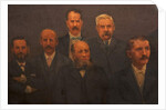 First Town Council, Borough of Dunkinfield, 1899 by Arthur Bradshaw