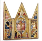 The Trinity and the Crucifixion with Scenes from the Life of Christ, c.1355 by Luca di Tomme