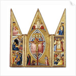 The Trinity and the Crucifixion with Scenes from the Life of Christ, c.1355 by Luca di Tomme