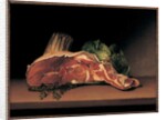 Cutlet and Vegetables, 1816 by Raphaelle Peale