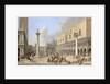 The Piazzetta at Venice by Luca Carlevaris