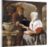 A Young Woman Receiving a Letter, c.1658 by Gabriel Metsu