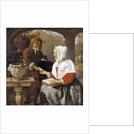 A Young Woman Receiving a Letter, c.1658 by Gabriel Metsu