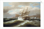 An American Ship in Distress, 1841 by Thomas Birch