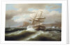 An American Ship in Distress, 1841 by Thomas Birch