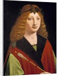 Portrait of a Youth Holding an Arrow, c.1500-10 by Giovanni Antonio Boltraffio