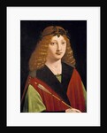 Portrait of a Youth Holding an Arrow, c.1500-10 by Giovanni Antonio Boltraffio