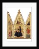 The Madonna of the Humility with St. Catherine of Alexandria, St. Christopher, the Annunciation and the Crucifixion, c.1370-75 by Niccolo di Buonaccorso